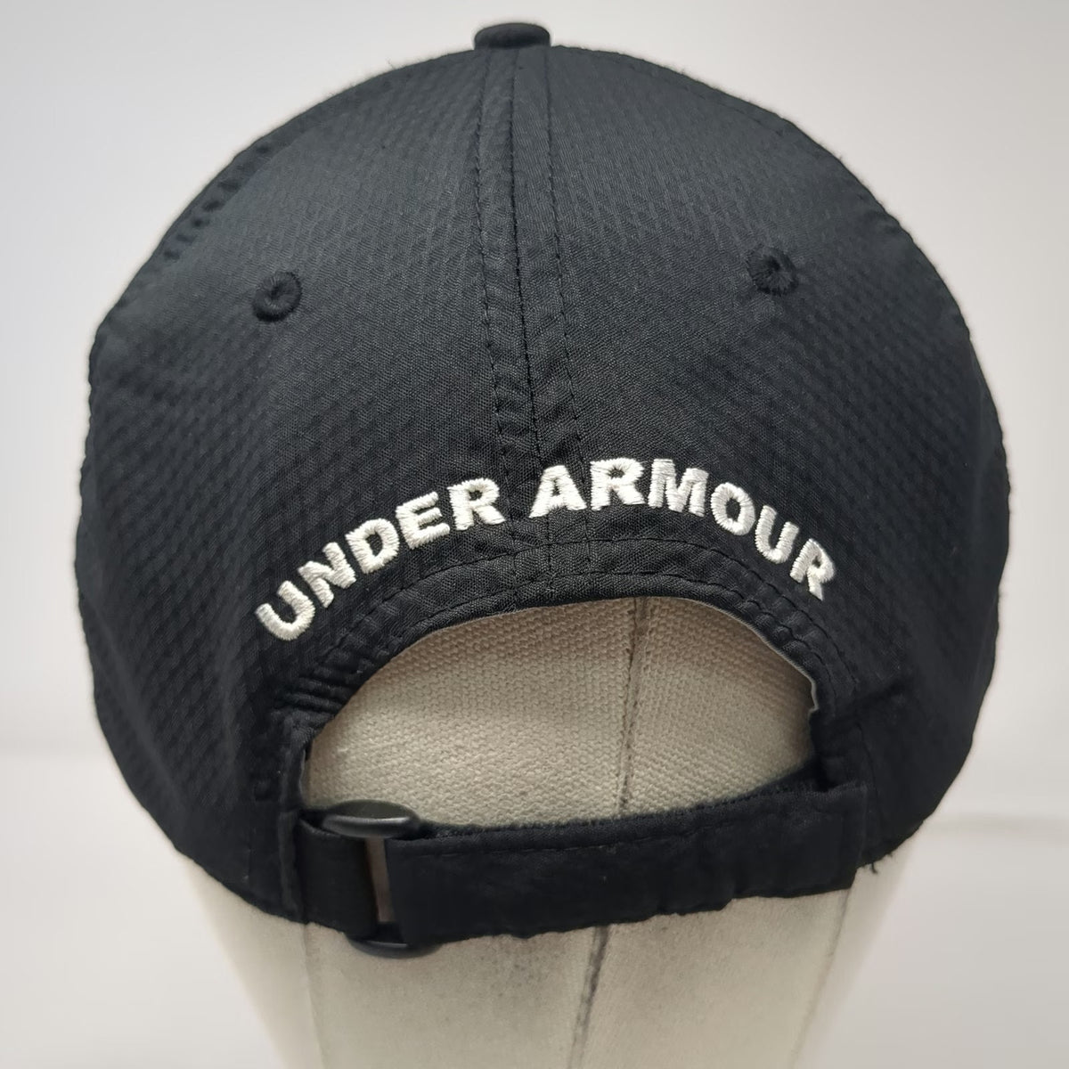 Under Armour Baseball Cap Black One Size Heatgear Slideback Logo Athletic Hat