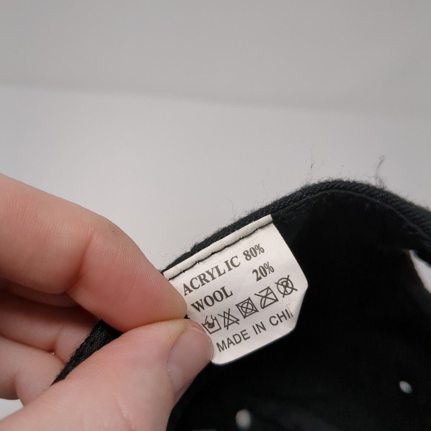 Unbranded Strapback Hat Black One Size Adjustable Vented Holes 6 Panel Blank