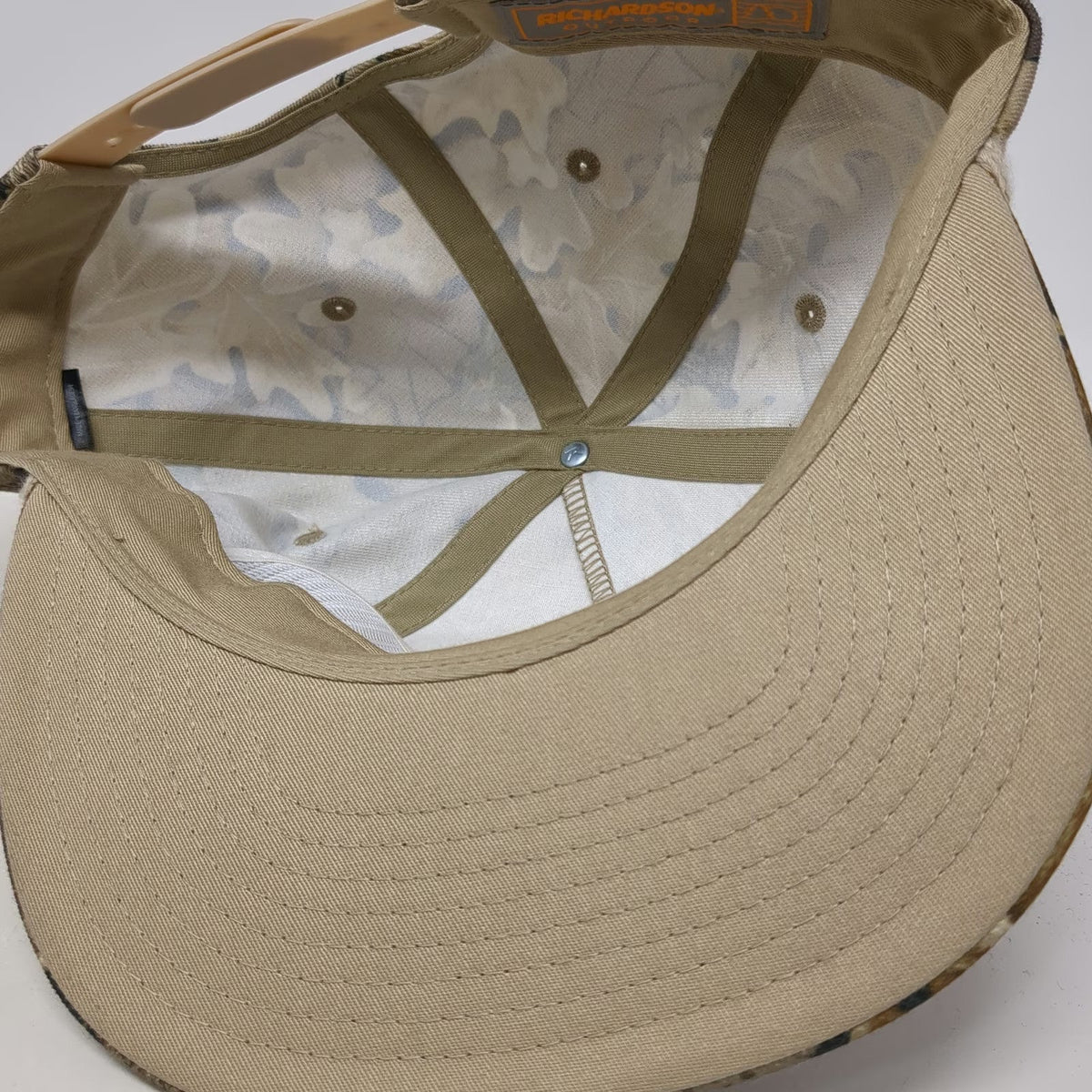 Richardson 5 Panel Brown One Size Outpost Western Store Camo Rope Snapback Hat