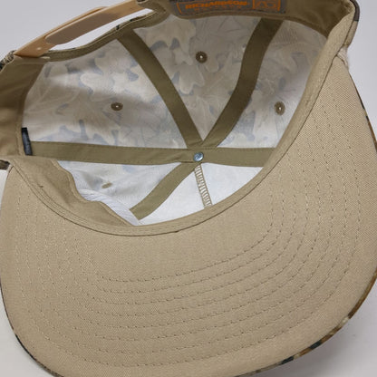 Richardson 5 Panel Brown One Size Outpost Western Store Camo Rope Snapback Hat