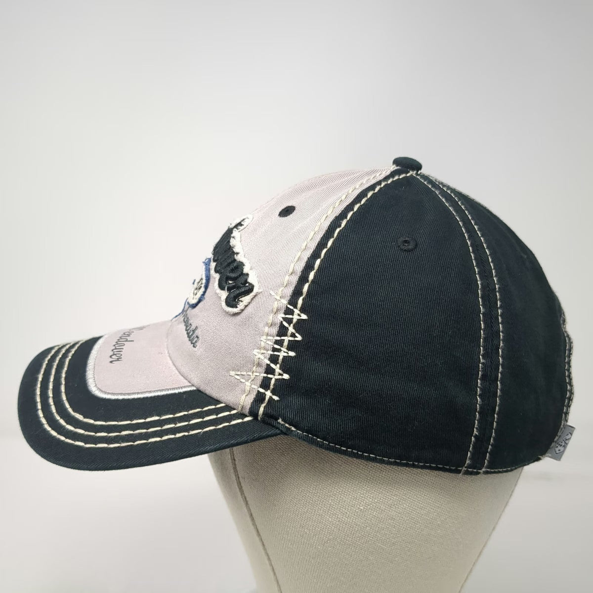 Hat Graphix 360 Baseball Cap Black Gray One Size Wendover Utah Nevada Stitching