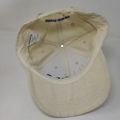 FLC Bank Florida's Hemp Bank Strapback Hat Tan One Size Adjustable Econscious