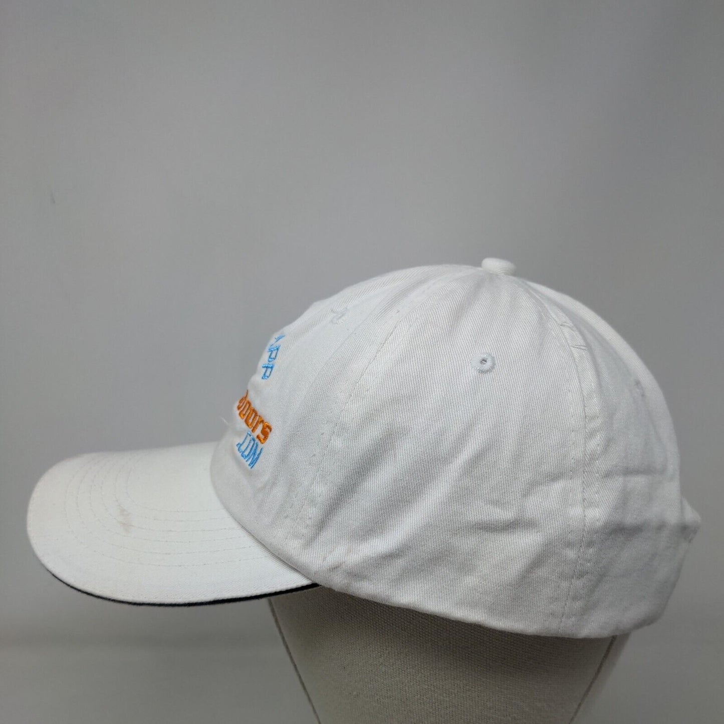 R4 Outdoors.com Free App Strapback Hat White One Size Adjustable Embroidered
