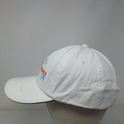 R4 Outdoors.com Free App Strapback Hat White One Size Adjustable Embroidered