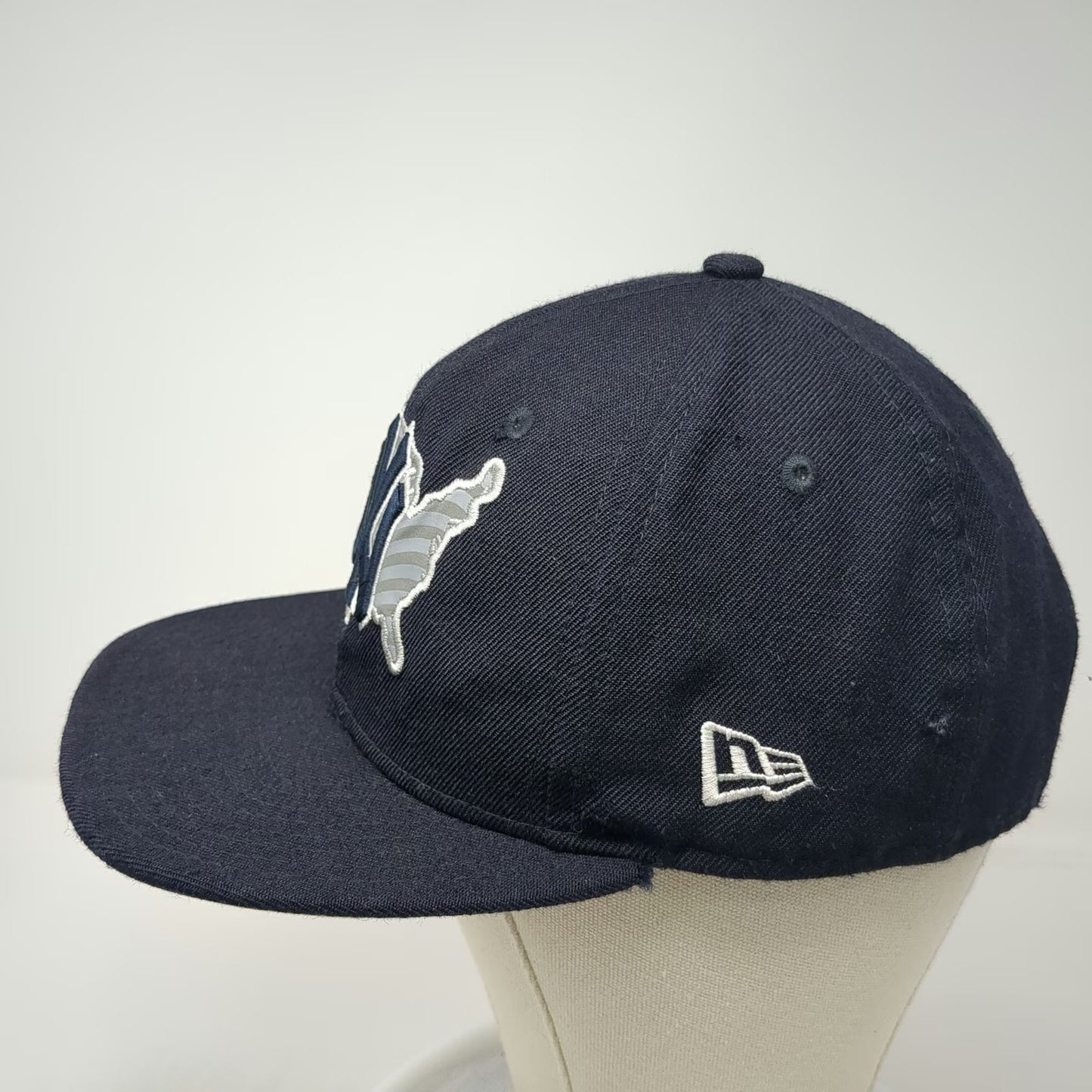 New Era New York Yankees MLB Blue Snapback One Size USA Map Flat Brim 9FIFTY Hat