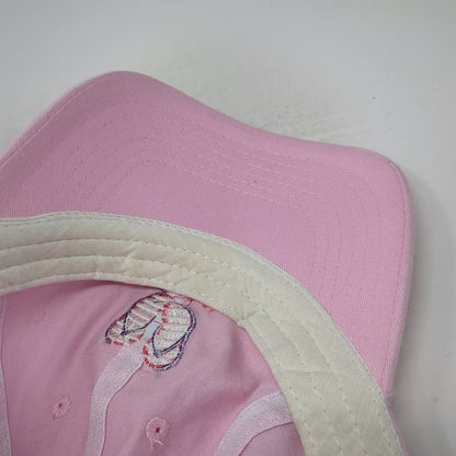 Royal Resortwear Baseball Cap Pink One Size Cape May Flip Flops Slideback Hat
