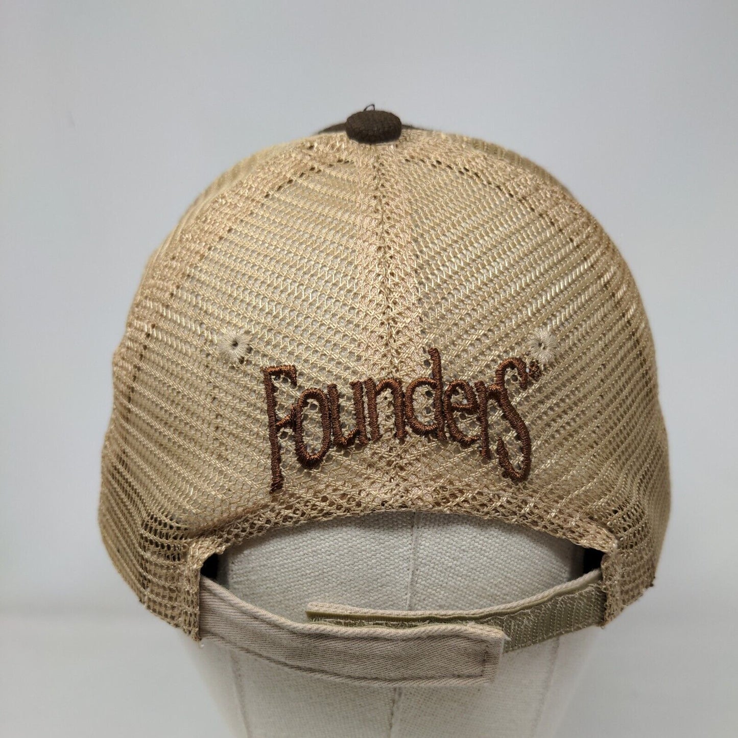 Breakfast Stout Founders Strapback Mesh Back Trucker Hat Brown One Size
