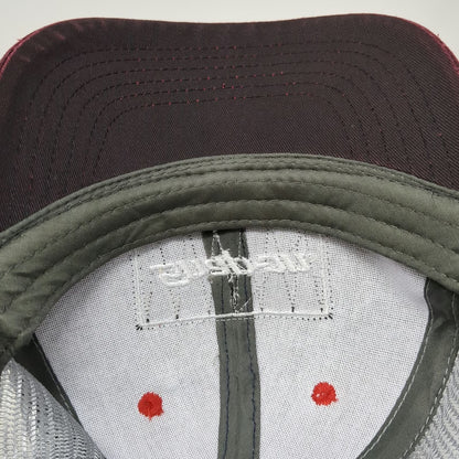 Snap-on Baseball Cap Blue Gray Red One Size Mesh Back Strapback Hat