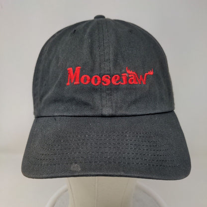 '47 Brand Men's Slideback Hat Black Size OS Embroidered Moosejaw Logo Cotton