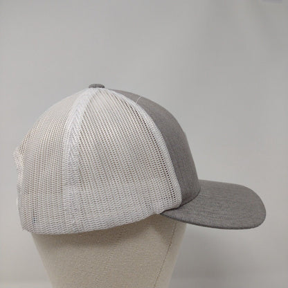 Hurley Snapback Trucker Hat Gray OSFA Adjustable Mesh Back The Classics Yupoong