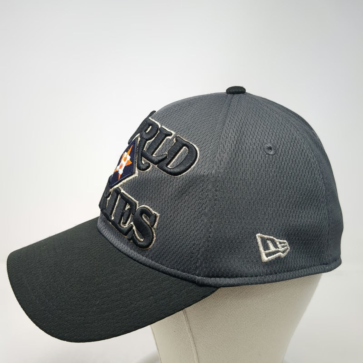 New Era MLB Houston Astros World Series Baseball Cap Gray One Size League Champs
