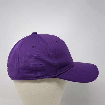 Weka Fitted Hat Purple M/L Embroidered Solid 6 Panel Outdoor OC Sports