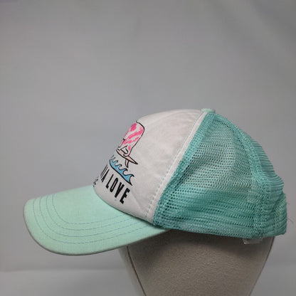 California Love Snapback Trucker Hat Greenish-Blue One Size Mesh Back Billabong