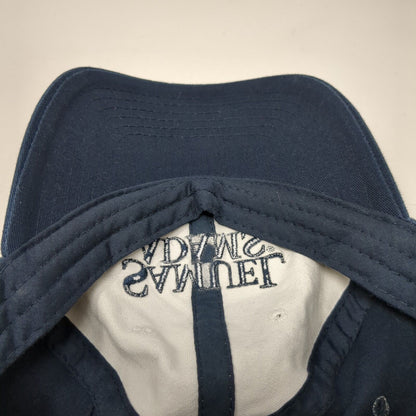 Samuel Adams Slideback Hat Blue OSFA Adjustable Embroidered 6 Panel Cotton