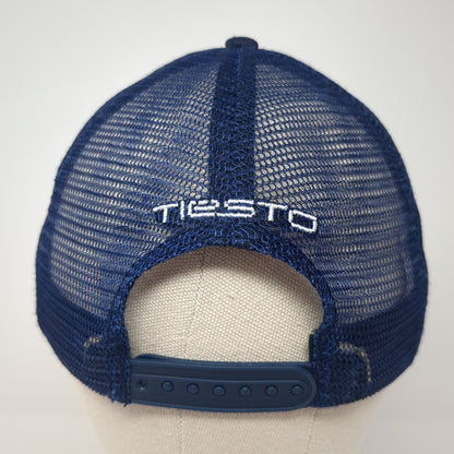 Make Some Noise Tiesto Snapback Trucker Hat Blue One Size Mesh Back