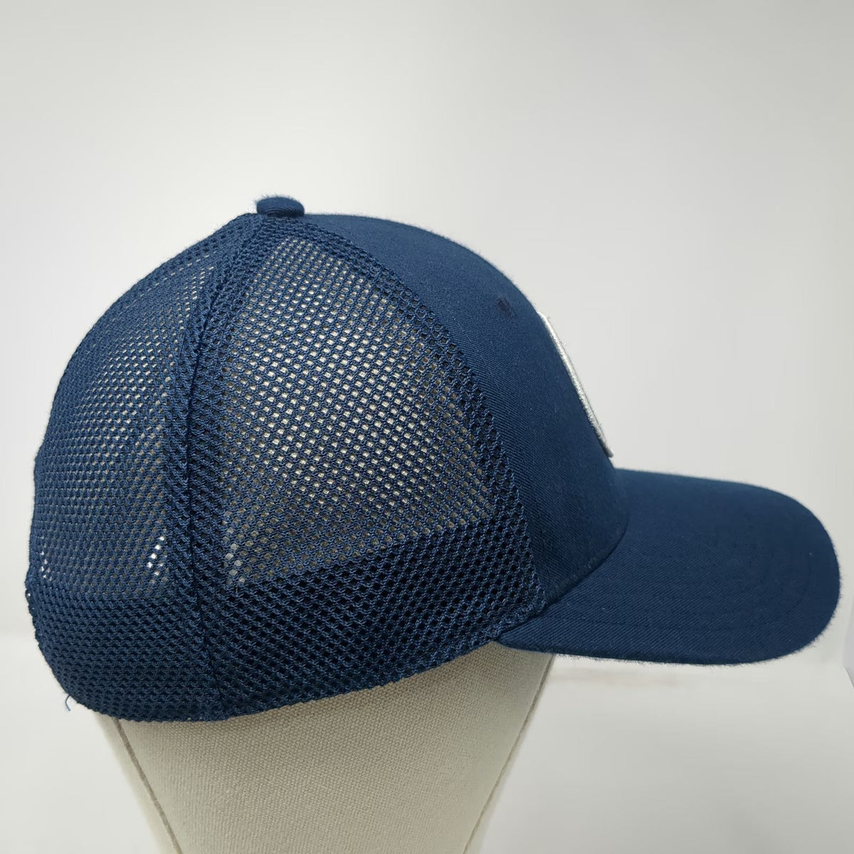 Linksoul Trucker Hat Blue One Size Mesh Snapback Green Underbrim Young Life