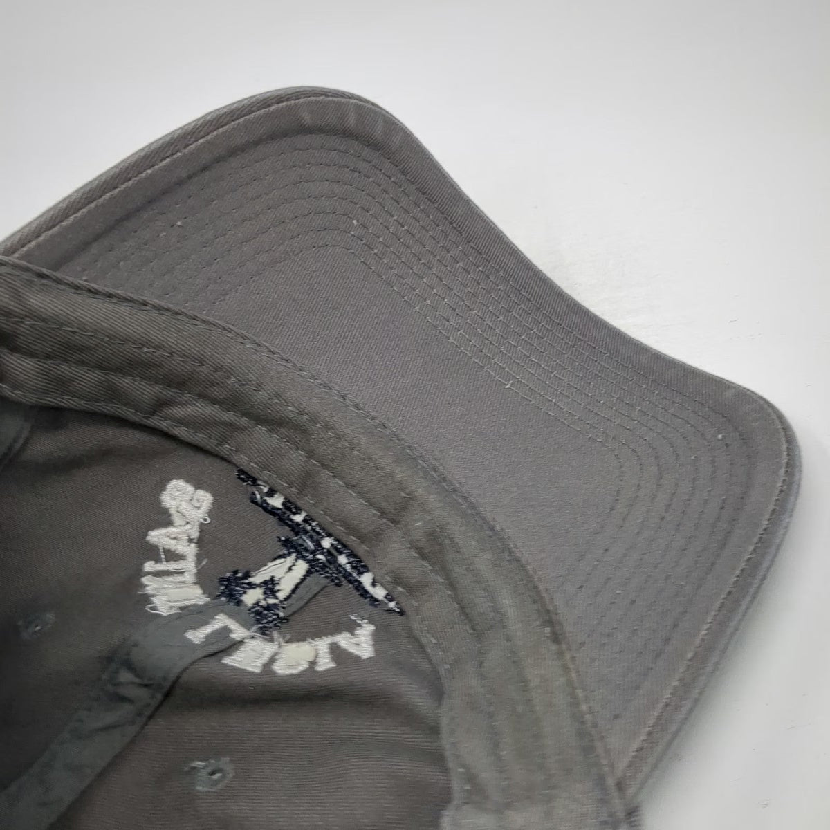 Fahrenheit Baseball Cap Gray One Size Saint Lucia Caribbean Palm Tree Cotton Hat