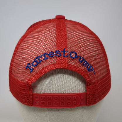 Bubba Gump Shrimp Co Trucker Hat Red One Size Forrest Movie Mesh Snapback Logo