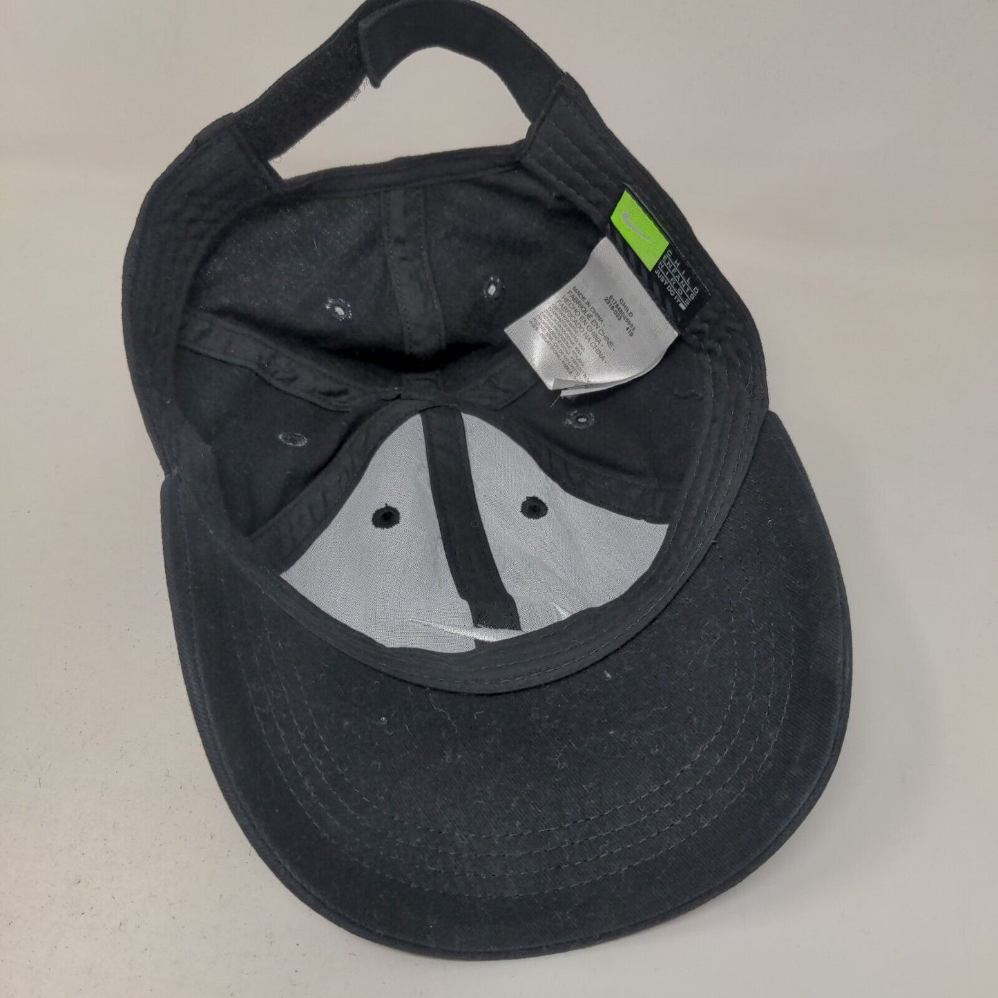 Nike Boy's Strapback Hat Black Size Child Embroidered Swoosh Logo