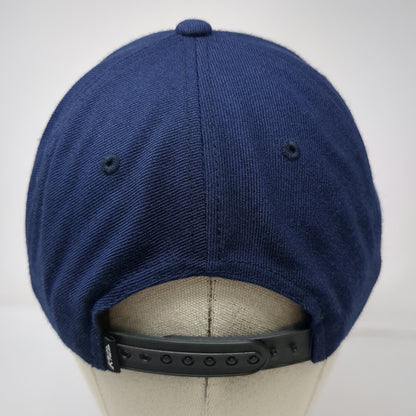 Fly Racing Snapback Hat Blue White One Size Racing Patch Structured 6 Panel Cap
