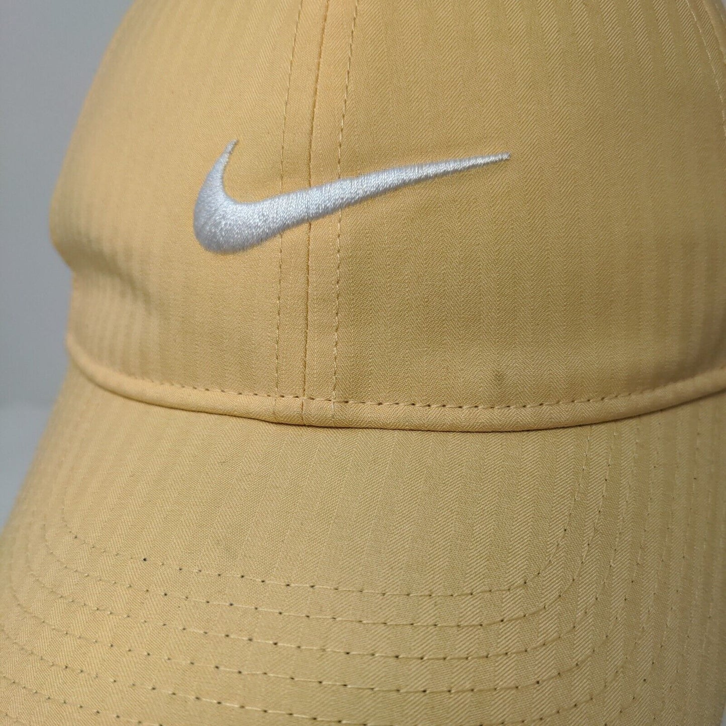 Nike Swoosh Slideback Hat Tan OSFM Embroidered Legacy 91 Dri-Fit