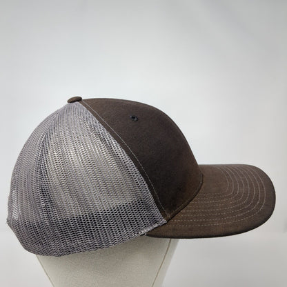 ♡J Ranch Snapback Trucker Hat Black One Size Adjustable Mesh Back Richardson