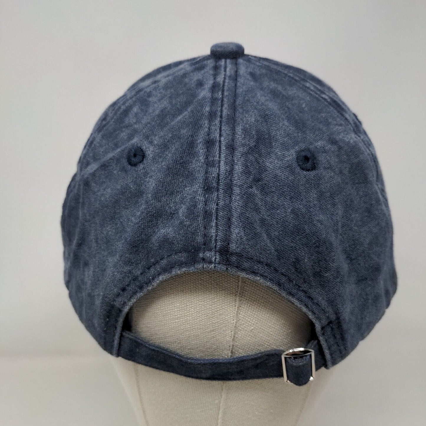 Mom Life Wine Coffee Slideback Hat Blue One Size Adjustable Embroidered