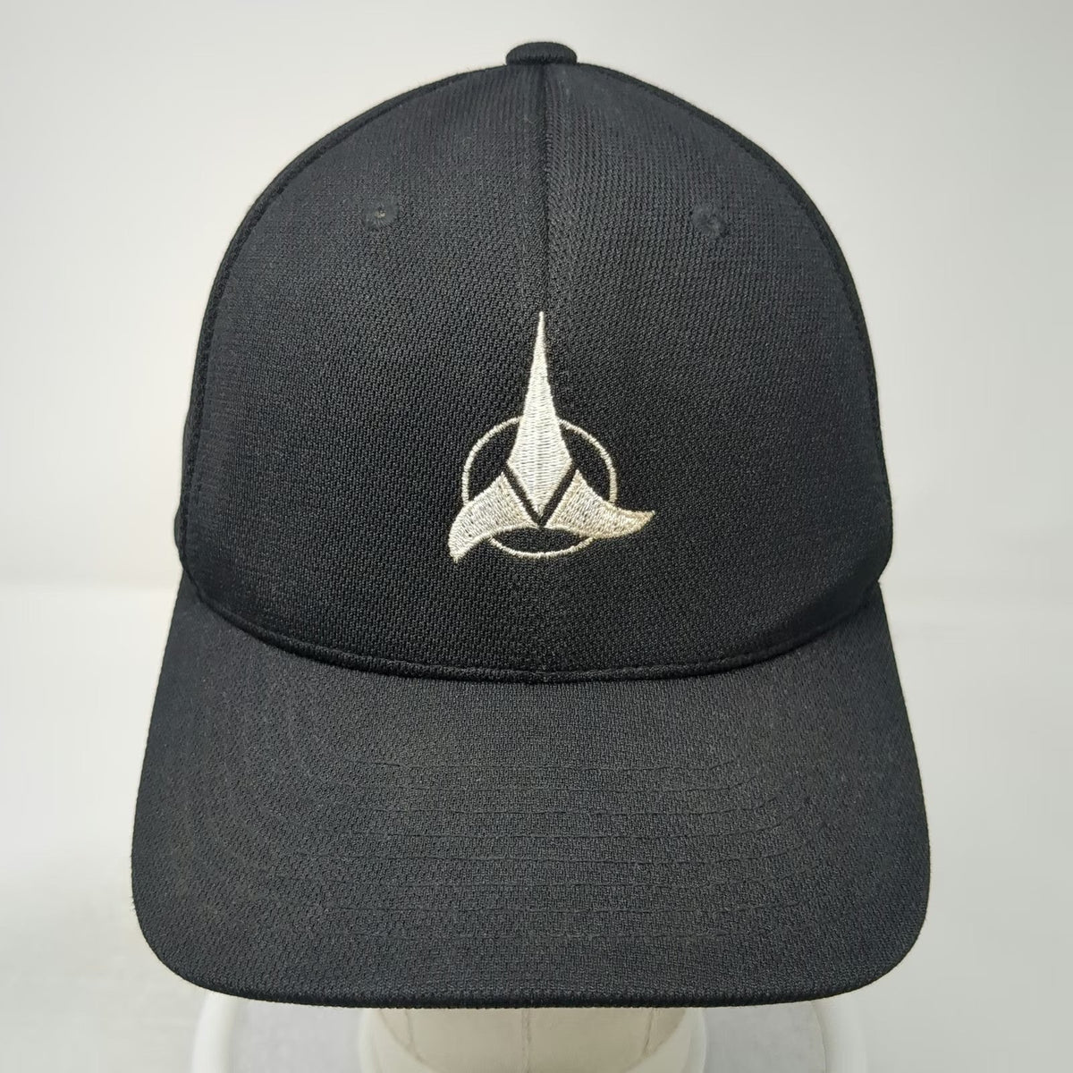 Flexfit Baseball Cap Black Size M Star Trek Klingon Empire Logo Hat Polyester