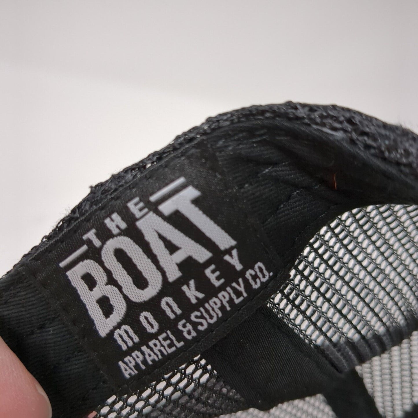 Russell Worldwide Snapback Trucker Hat Gray One Size Mesh Back The Boat Monkey