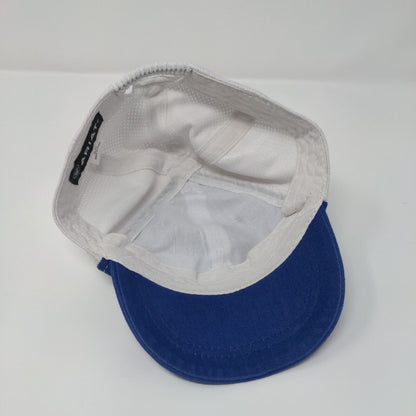 Ariat Stretch Strapback Hat Blue OSFA Adjustable Embroidered Breathable Panel