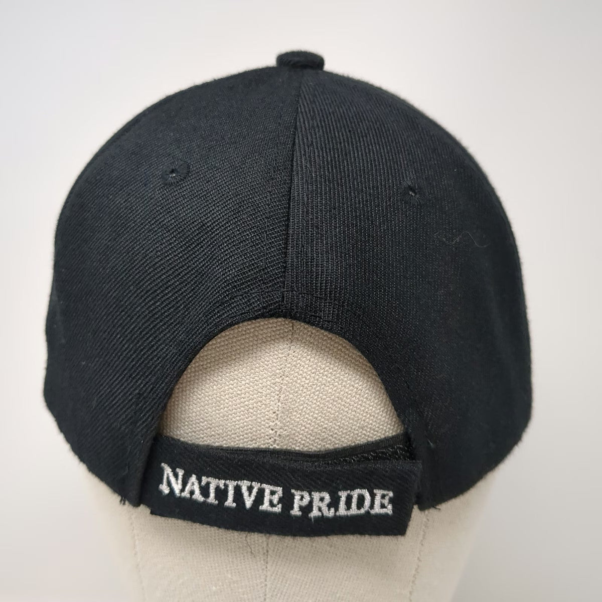 Native Pride Baseball Cap Black One Size Eagle Medicine Wheel Strapback Hat