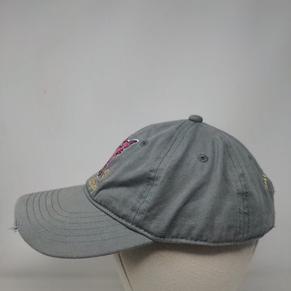 Live Life Simply Pig Slideback Hat Gray OSFM Embroidered Simply Southern
