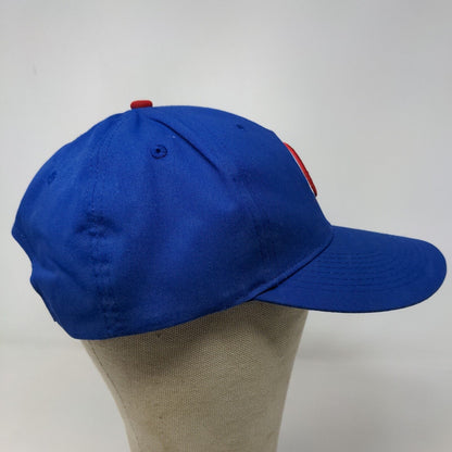 OC Sports Men's Strapback Hat Blue OSFM Embroidered Chicago Cubs Logo