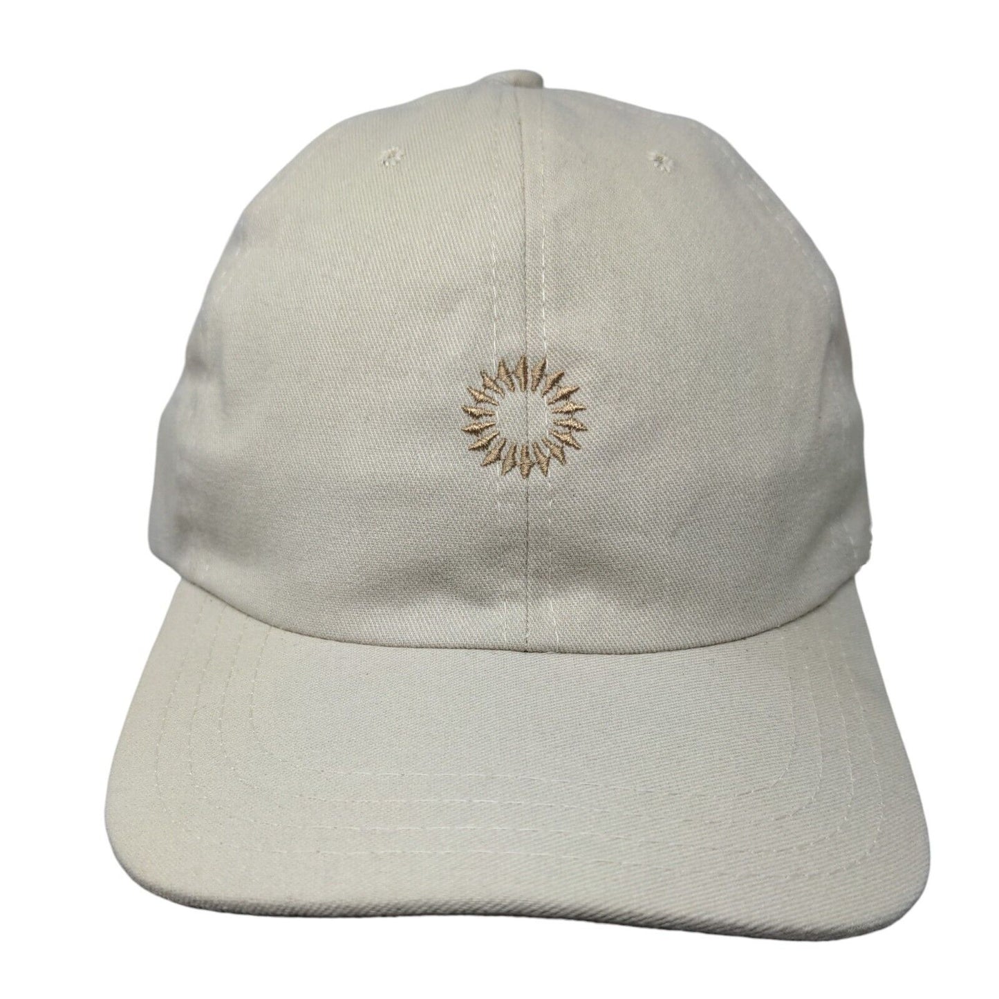 Finest Resorts.com Strapback Hat Tan One Size Adjustable Embroidered 6 Panel
