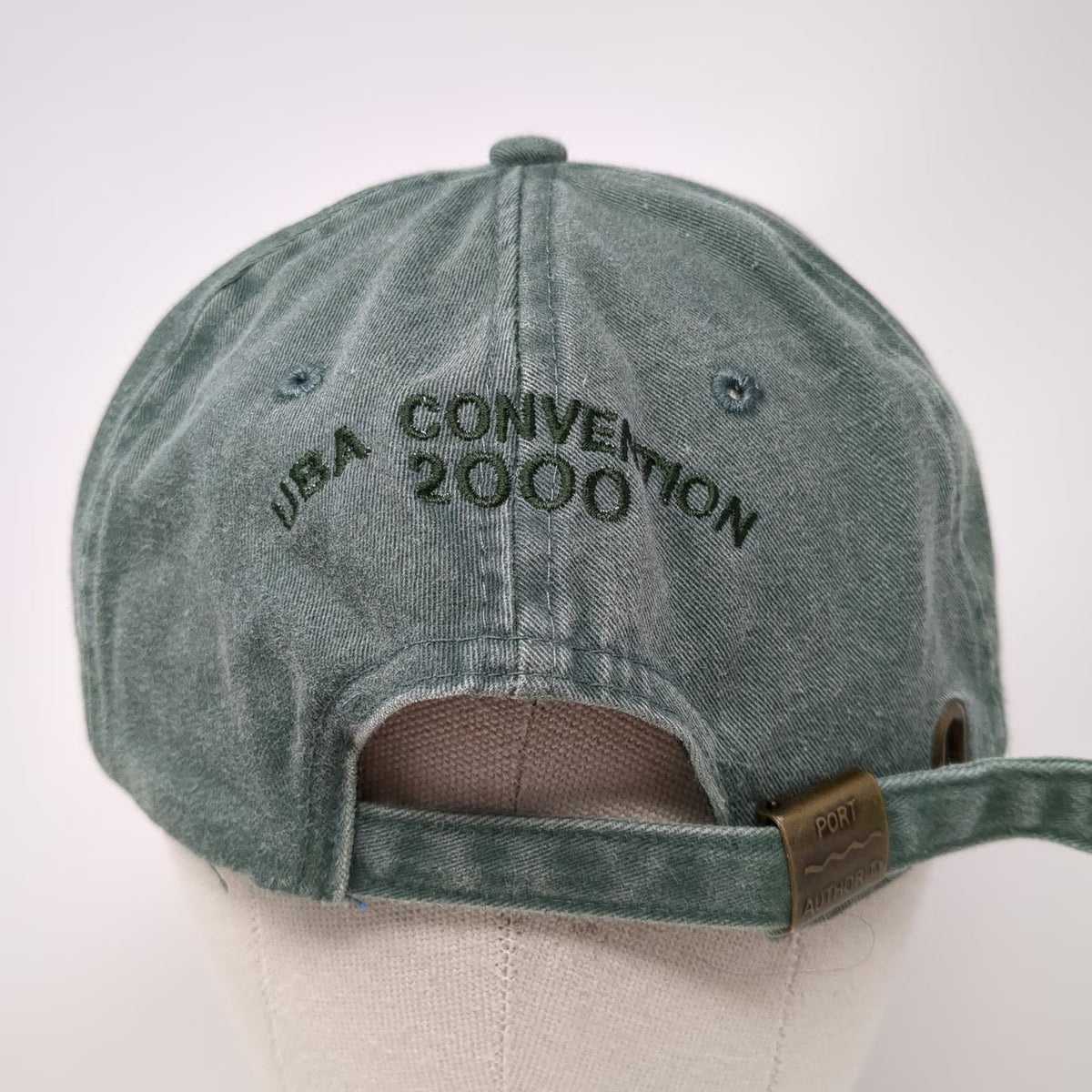 Port Authority Green Baseball Cap One Size Sun Graphic UBA Convention 2000 Hat