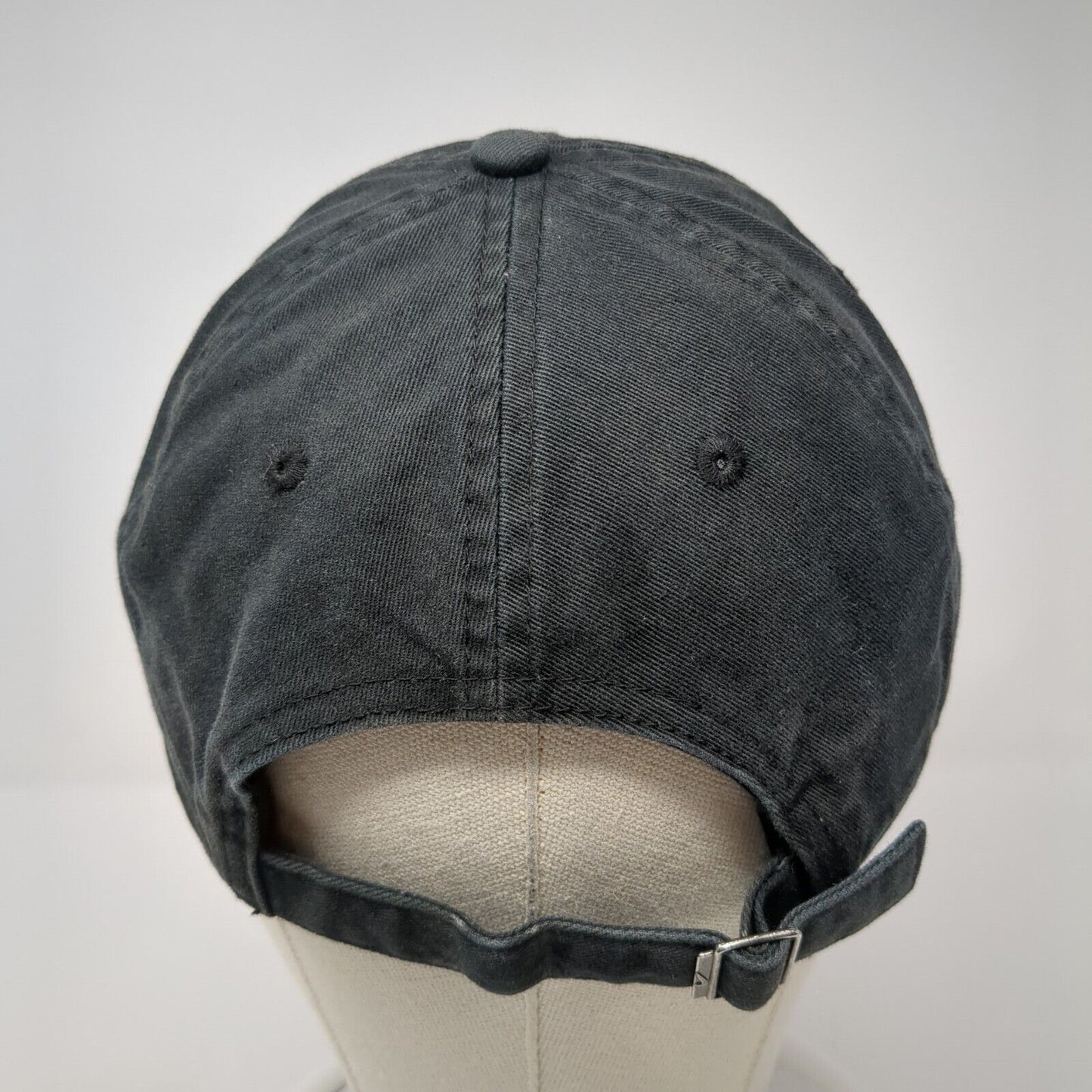 Nike Slideback Baseball Cap Black OS Adjustable Embroidered Heritage86 Cotton