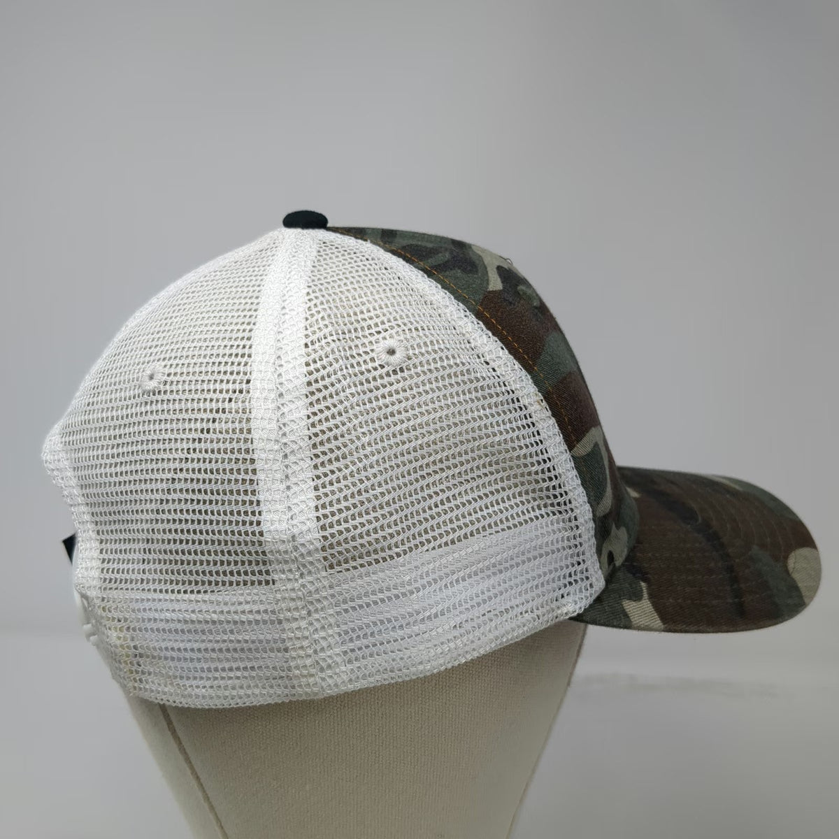 AmeriTitle Trucker Hat Green Camo One Size Mesh Back Snapback Logo Undervisor