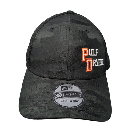 Pulp Dryer Fitted Mesh Back Hat Camo L/XL Got Pulp? New Era 39Thirty