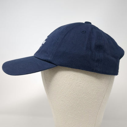 Club Lux New York Blue One Size Baseball Cap Hat Slideback Strapback Embroidered