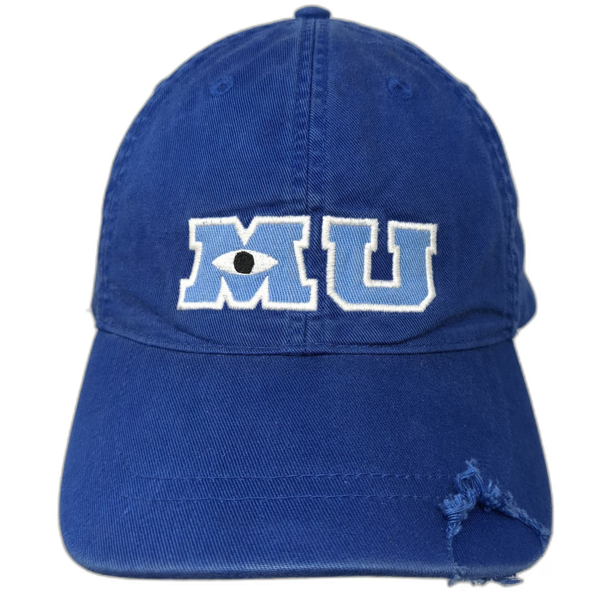 Disney Parks Baseball Cap Blue One Size Monsters University MU Mike Wazowski