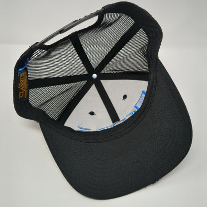 KORE Snapback Mesh Back Trucker Hat Black OSFA The Classics Yupoong