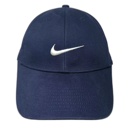 Nike Baseball Cap Blue Adjustable Embroidered Swoosh Just Do It Logo Hat Vintage