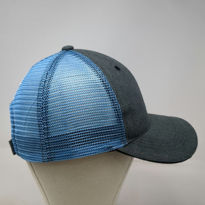 360 Apparel Kenworth Sales Baseball Cap Gray Blue One Size Semi Truck Mesh Hat