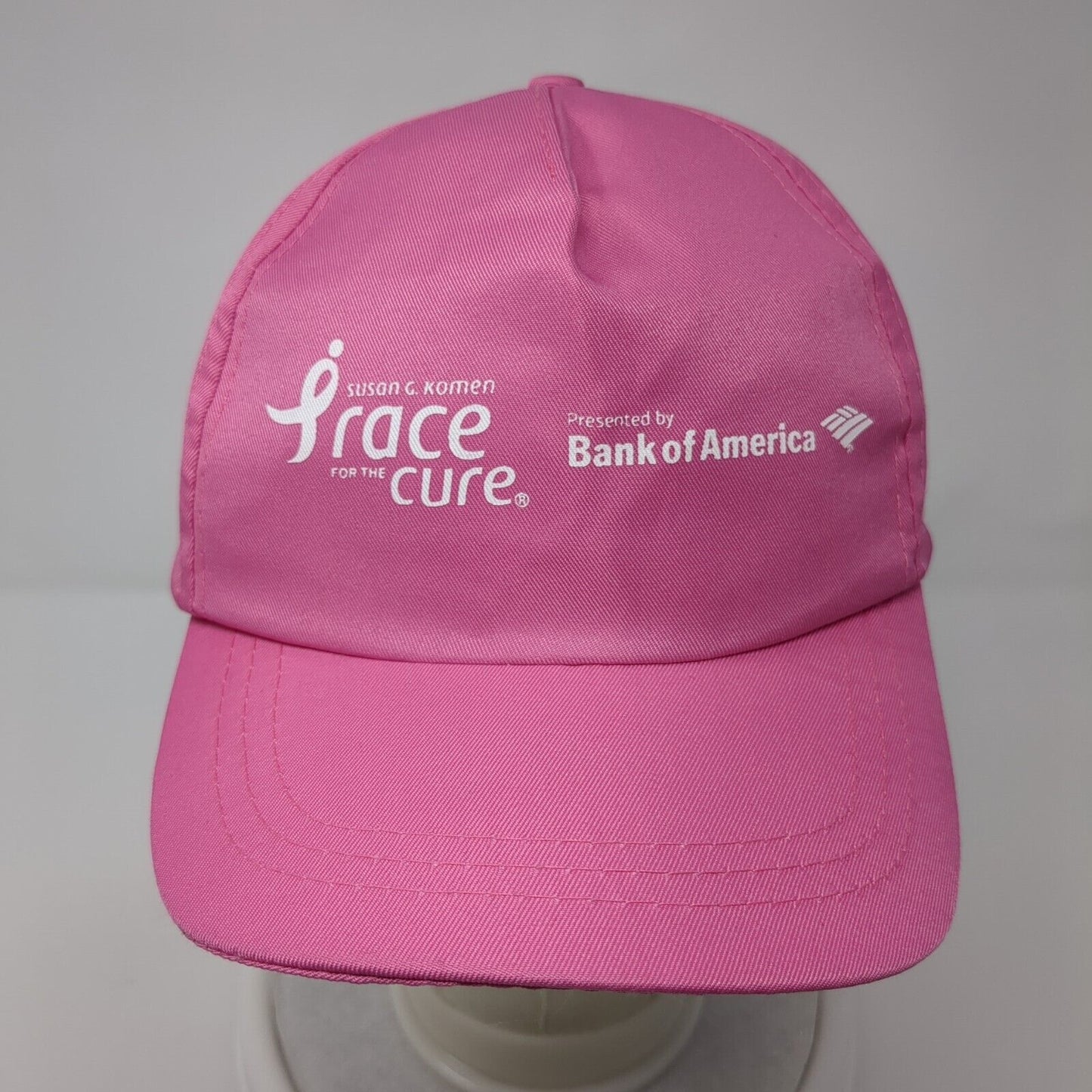 Susan G Komen Race For The Cure Survivor Strapback Hat Pink One Size Adjustable