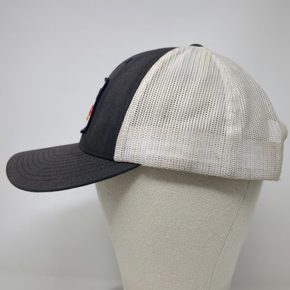 YOU KNOW. Blue Trucker Hat One Size OARS River Graphic Patch Mesh Back Snapback