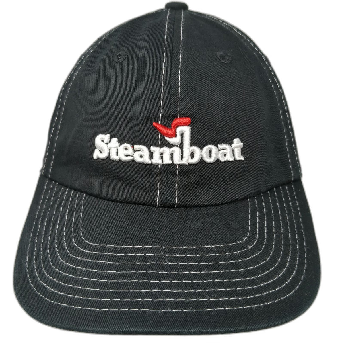 Nine Five Ltd. Baseball Cap Black One Size Steamboat Colorado Hat Cotton Stitch