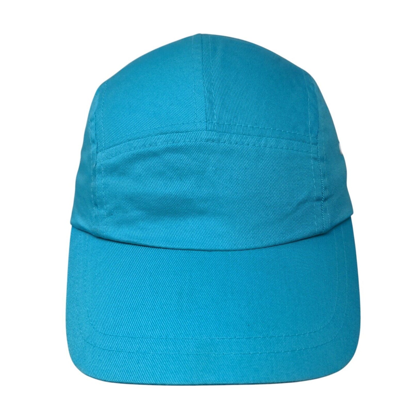 Faded Glory Strapback 5 Panel Cap Blue One Size Adjustable Vented Holes Blank