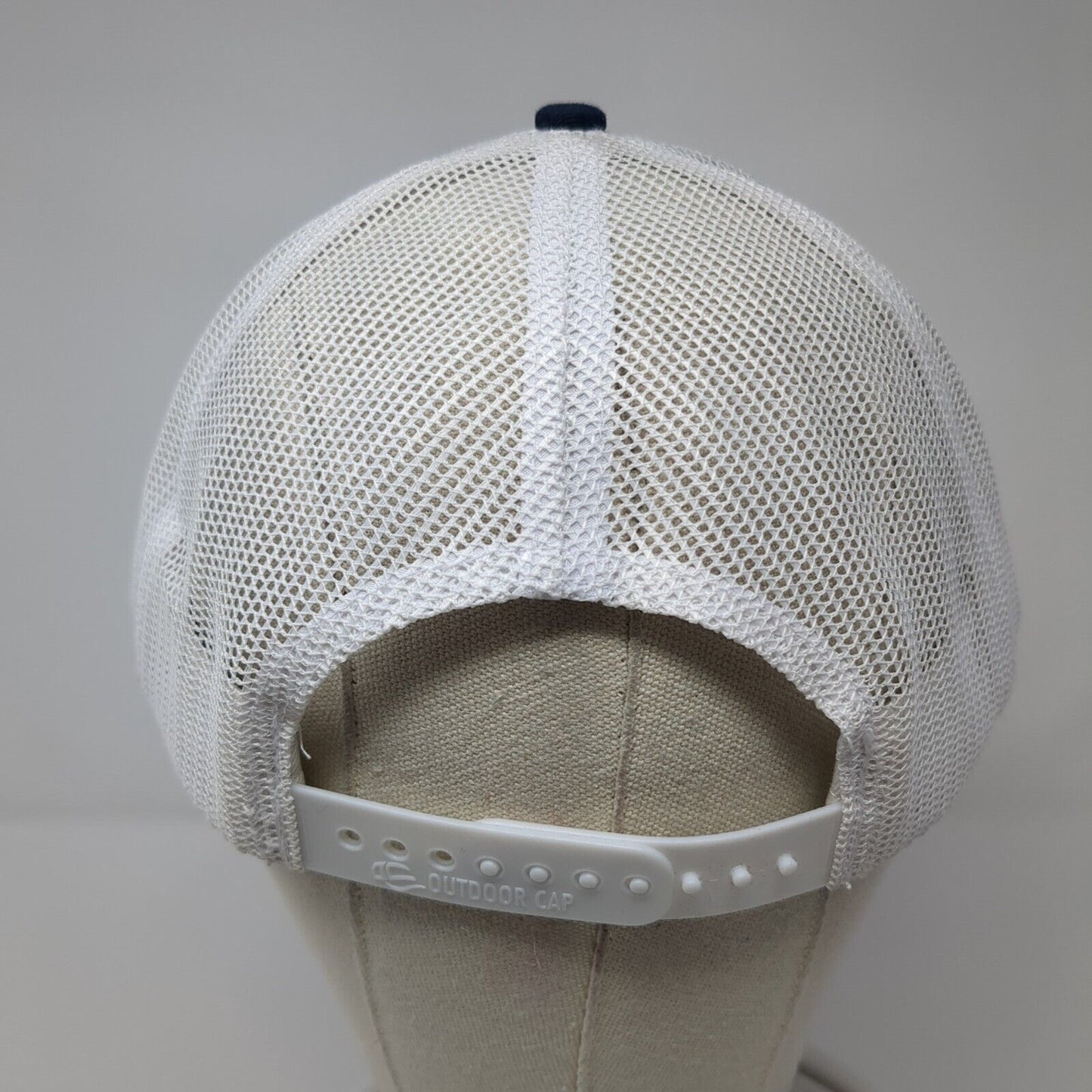 Denny Dennis Sporting Goods Snapback Trucker Hat Blue XL Mesh Back