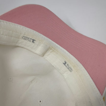 Puma 5 Panel Hat White One Size Arnold Palmer Drink Graphic Rope Pink Underbrim