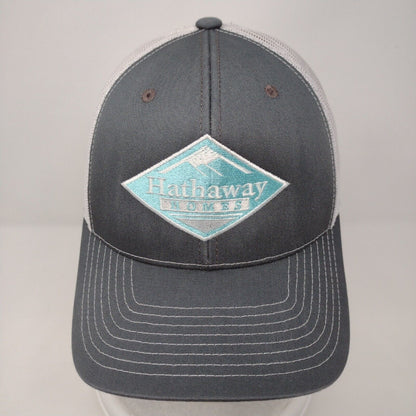 Hathaway Homes Snapback Mesh Back Trucker Hat Gray OSFA Richardson